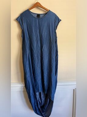 Amma by Kedem Sasson Short Sleeve Tulip Dress one Sz